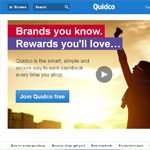 Quidco Homepage Screenshot
